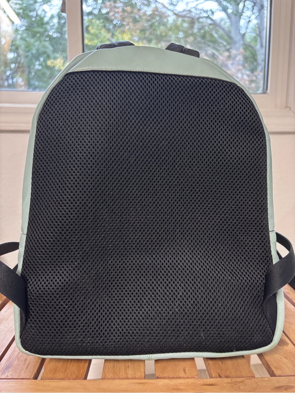 Coach Coral Mini Backpack with Pale Blue Trim and Sunglass Print - Picture 8 of 16